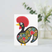 beroemde rooster van Barcelona Portugal Nr. 07 Briefkaart (Staand voorkant)