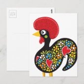 beroemde rooster van Barcelona Portugal Nr. 07 Briefkaart (Voorkant / Achterkant)