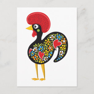 beroemde rooster van Barcelona Portugal Nr. 07 Briefkaart
