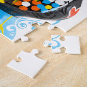 beroemde rooster van Barcelos Nr 06 - Floral editi Legpuzzel (Zijkant)