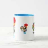 beroemde rooster van Barcelos Nr 06 - Floral editi Mok (Midden)