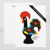 beroemde rooster van de uitnodiging van Barcelos N (Voorkant / Achterkant)