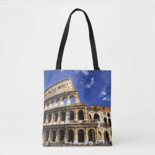 Beroemde ruïnes van het Colosseum in Rome Italië Tote Bag