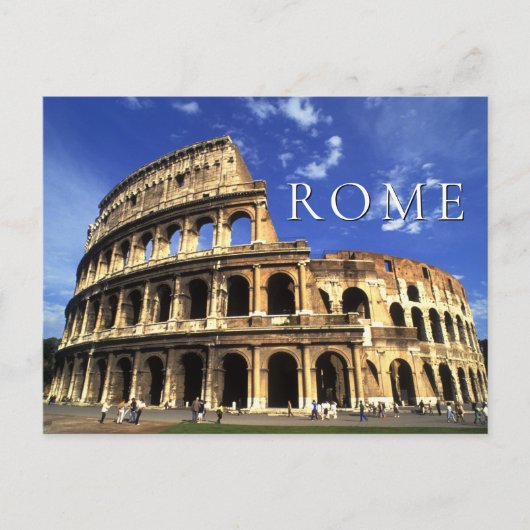 Beroemde ruïnes van het Colosseum Rome | Italië Briefkaart (Voorkant)