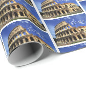 Beroemde ruïnes van het Colosseum Rome | Italië Cadeaupapier (Rol Hoek)