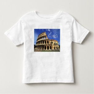 Beroemde ruïnes van het Colosseum Rome Italië Kinder Shirts