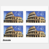 Beroemde ruïnes van het Colosseum Rome | Italië Rechthoekige Sticker (Vel)