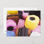 beroemde snoepjes van Licorice Briefkaart (Voorkant / Achterkant)
