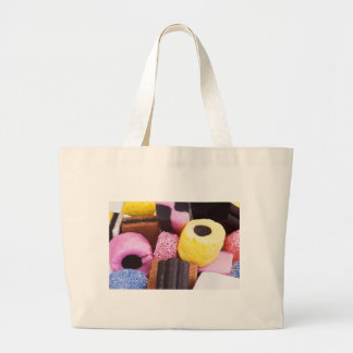 beroemde snoepjes van Licorice Grote Tote Bag