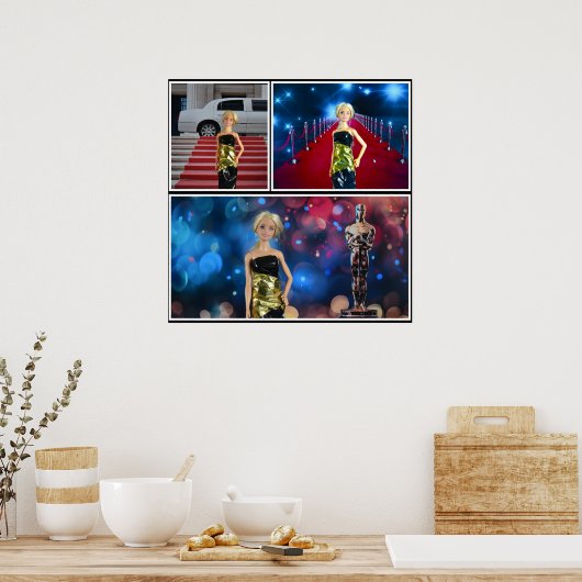 Beroemde sterren en beroemdheden poster (Keuken)