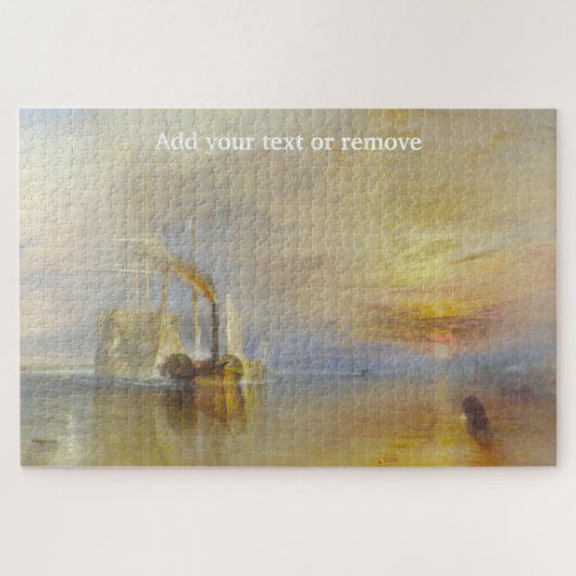 beroemde "The Fighting Temeraire" JMW Turner, 1838 Legpuzzel (Horizontaal)