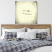beroemde Thomas Edison citeert inspiratie voor suc Canvas Afdruk (Insitu (Slaapkamer))
