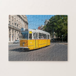 Beroemde tramlijn 2 in Boedapest, Hongarije Legpuzzel