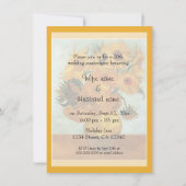 Beroemde twaalf zonnebloemen jubileum fijne kunst kaart (Achterkant)