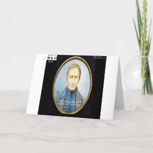Beroemde uitspraak van Louis Braille Kaart