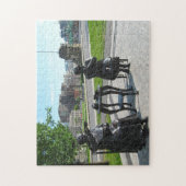 Beroemde Vijf Beelden Ottawa. Legpuzzel (Verticaal)