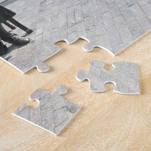 beroemde vijf standbeelden Ottawa. Legpuzzel (Zijkant)