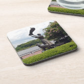 beroemde Waving Lady van Savannah Drankjes Onderzetter (Linkerzijde)