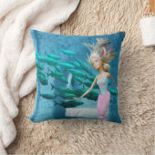 Beroemde zeemeermin kussen (Deken)