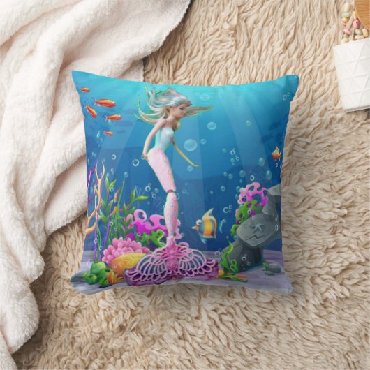 Beroemde zeemeermin kussen (Deken)