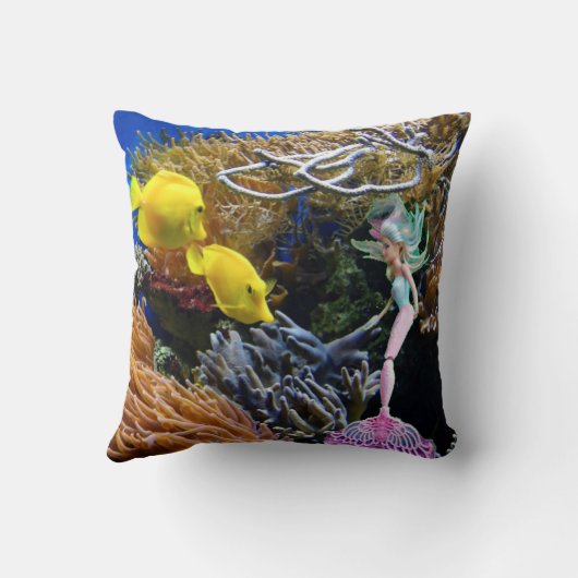 Beroemde zeemeermin kussen (Achterkant)