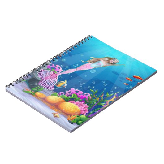 Beroemde zeemeermin notitieboek (Linkerzijde)