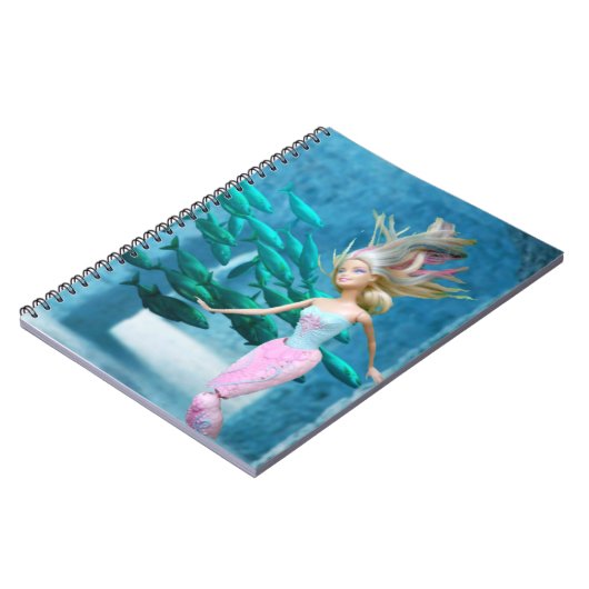 Beroemde zeemeermin notitieboek (Linkerzijde)