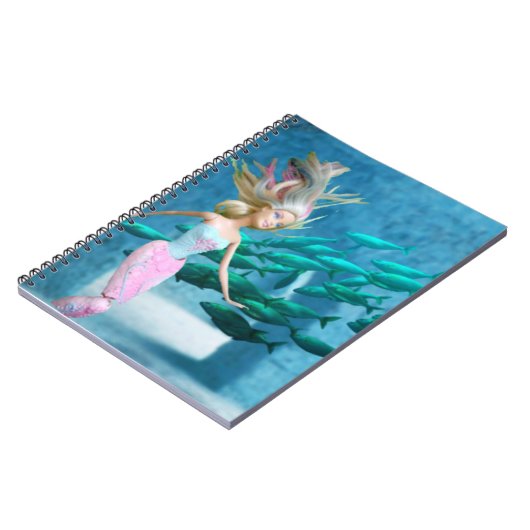 Beroemde zeemeermin notitieboek (Linkerzijde)