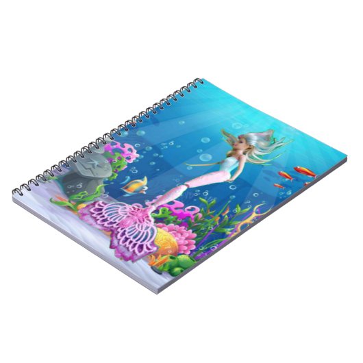 Beroemde zeemeermin notitieboek (Linkerzijde)