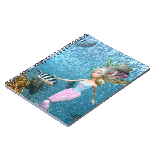 Beroemde zeemeermin notitieboek (Linkerzijde)