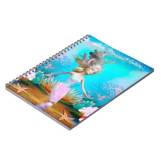 Beroemde zeemeermin notitieboek (Linkerzijde)