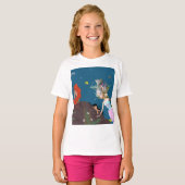 Beroemde zeemeermin t-shirt (Voorkant volledig)