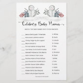 Beroemdheid Baby Namen Snowman Baby shower (Voorkant)