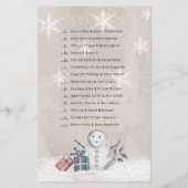 Beroemdheid Baby Namen Snowman Baby shower (Achterkant)