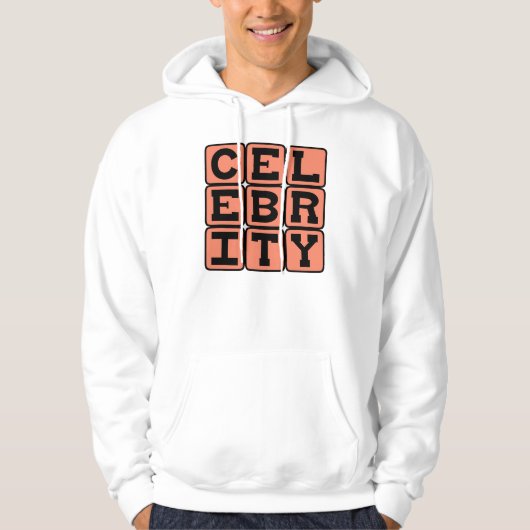 Beroemdheid, Bekende Persoon Hoodie (Voorkant)