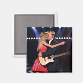 Beroemdheid en politiek knuffelen magneet (Voorkant / Achterkant)