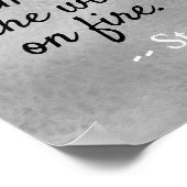 Beroemdste St. Catharina van Siena Quote Poster (Hoek)