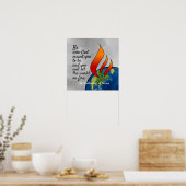 Beroemdste St. Catharina van Siena Quote Poster (Keuken)