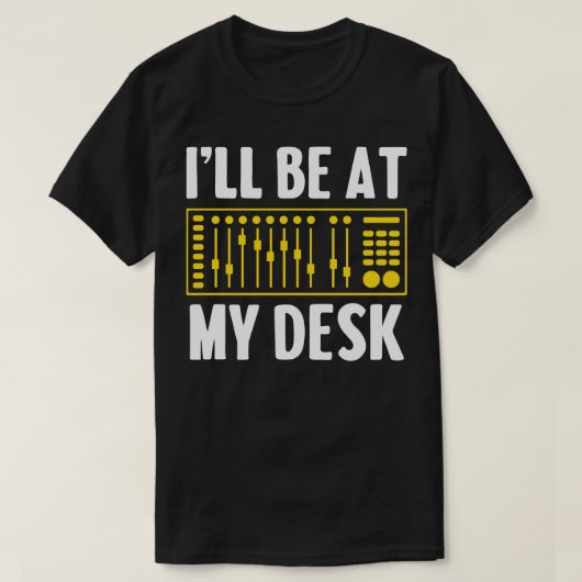 Beroep als geluidstechnicus t-shirt (Design voorkant)