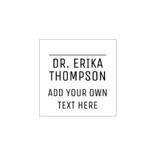 Beroep (arts) Rubberstempel om handtekening toe te