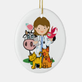 Beroep - dierenarts - SRF Keramisch Ornament (Rechts)