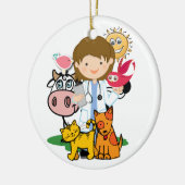 Beroep - dierenarts - SRF Keramisch Ornament (Links)