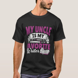 Beroep Editor Pen Mijn oom is mijn favoriete schri T-shirt