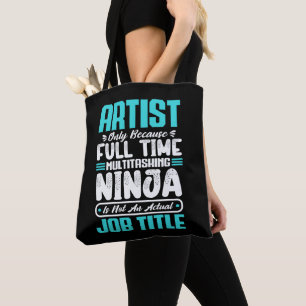 Beroep Titel Beroep Artistiek Kunstzinnig Creatief Tote Bag