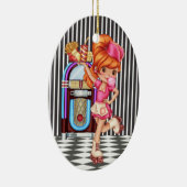 Beroepen - Dienstmeisje - SRF Keramisch Ornament (Rechts)