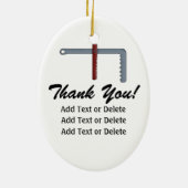 Beroepen - Loodgieter - SRF Keramisch Ornament (Achterkant)