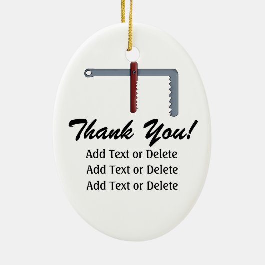 Beroepen - Loodgieter - SRF Keramisch Ornament (Achterkant)