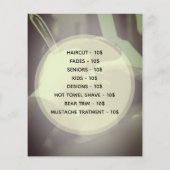 Beroeps in de vorm van barbeel flyer (Achterkant)