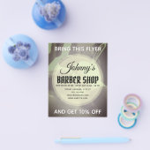 Beroeps in de vorm van barbeel flyer (Enkel)