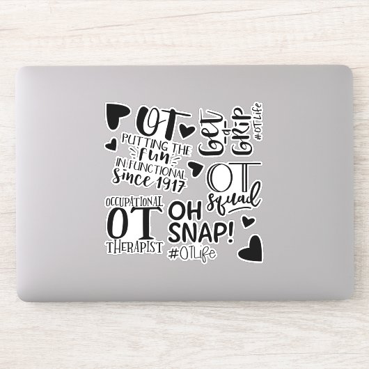 Beroeps Therapeut Stickers, OT Gift, OT Sticker (Computer)